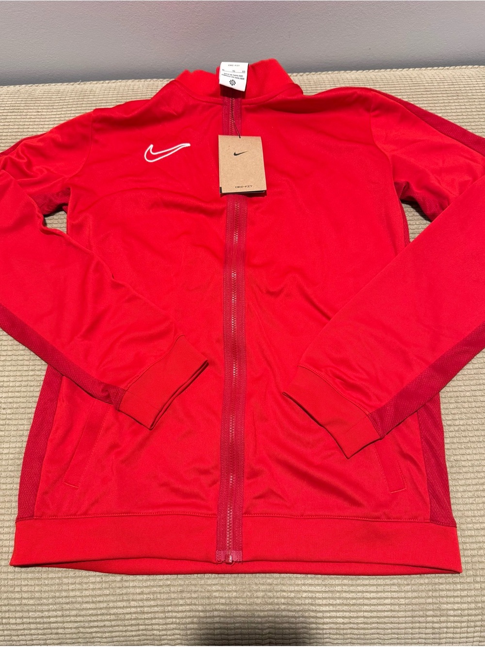 Nike Boy’s XL Red Soccer Dri-Fit Jacket
